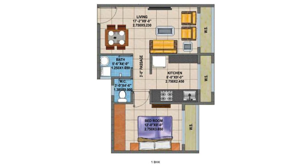 Arihant-Anshula-Floor-Plan-1-BHK